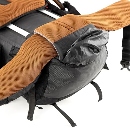Tripole Walker Pro Internal Frame Rucksack for Trekking and Hiking (Black, 60)