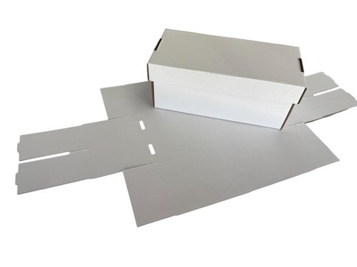 1-Pack • 2-Row Graded Card Storage Box • Woodhaven Trading Firm Brand