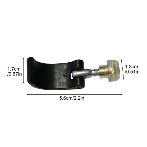 4 Pack Trikking Poles Lock Replacement, Walking Stick Clamp Replacement Parts External QuickFlip Lock Fastener Buckle Clip with Nut Screws