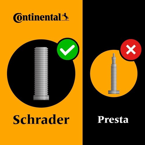 Continental MTB Bike Tube - 27.5" x 1.75-2.50", SV 40mm (47-584 > 62-584)