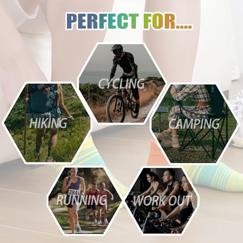 Toe Socks for Men Women 3 Pairs Ankle Running Socks Breathable Five Finger Socks Medium OR6003-3colors