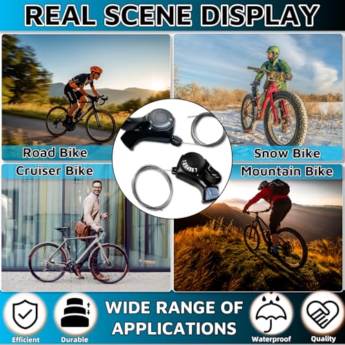 7 Speed Bike Shifter Set for MTB Road City Bicycles - TX-30 Lever