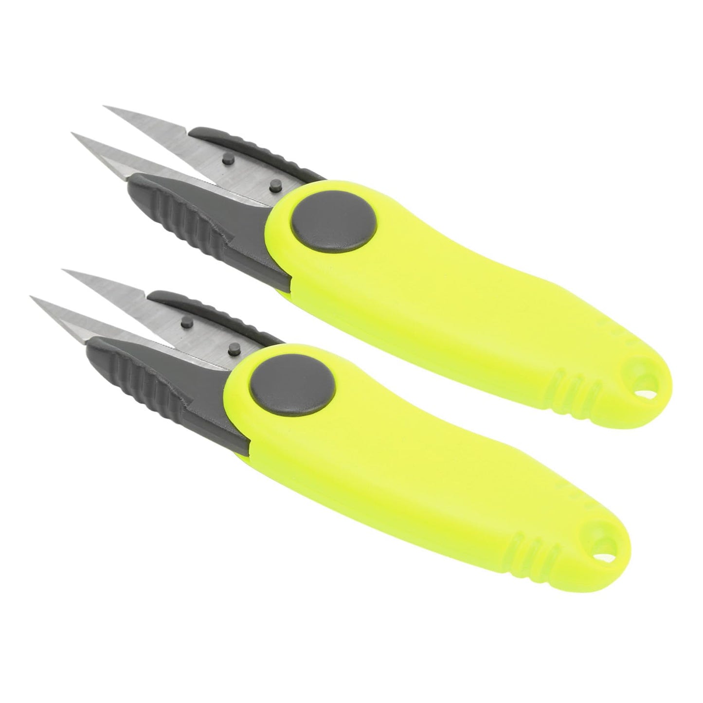 2 Pack Badminton & Fishing Line Scissors, Fast Shrimp Shaped, Outdoor Portable Foldable, Ideal for Fishing Line Clipping