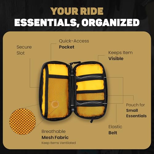 Waterproof Cycling Wallet for Jersey - Small Black Bike Phone & Gear Pouch