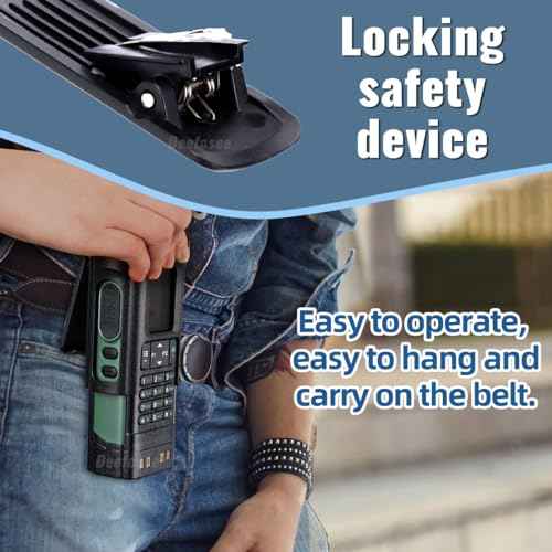 BAOFENG DM32/UV32 Radio Holster, Walkie Talkie Belt Holder Case UV-32 Belt Holder For DM32 UV32 Walkie Talkie Holder Duty Belt Accessories Portable Travel Camping Storage