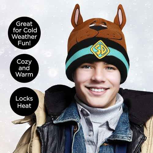 Cute Knit Warm Beanie hat for Kids and Adults, Winter Hats for Men, Women, Teens, Girls and Boys, Cuffed Beanies