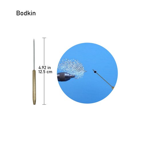 FIOTCEL Fly Tying Tool Kit for Beginners - Complete Starter Set with Bobbin, Whip Finisher, Threader, Tippet Clippers, Scissors & Bodkin for Handcrafting Artificial Fishing Flies (6)