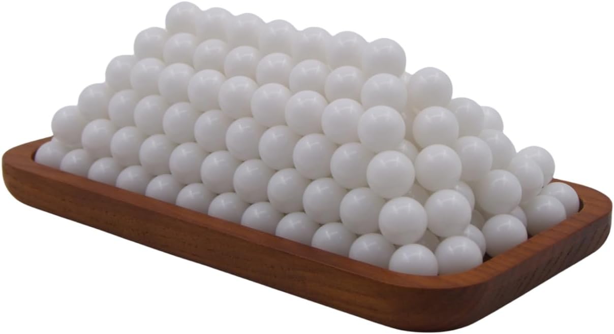 .50 Caliber Kinetic Projectiles - Reusable Hard-Solid Plastic Rounds for Training, Target Practice and Self Defense, High Precision and Smooth Surface .50 Caliber Hard Plastic Balls