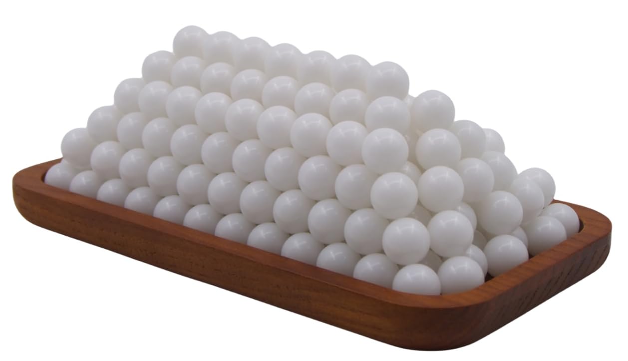.50 Caliber Kinetic Projectiles - Reusable Hard-Solid Plastic Rounds for Training, Target Practice and Self Defense, High Precision and Smooth Surface .50 Caliber Hard Plastic Balls