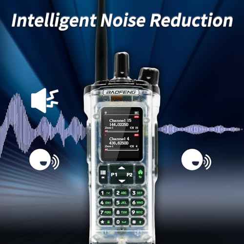 BAOFENG DM-32 DM32 10W DMR Ham 2 Way Radio GPS Matching Writing Frequency Satellite Positioning Type-C DM32(1PC) (Transparent)