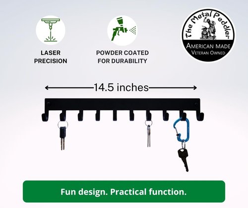 Love Swimming Sports Medal Hanger Display - 14.5 inches with 10 Hooks - Made in The USA