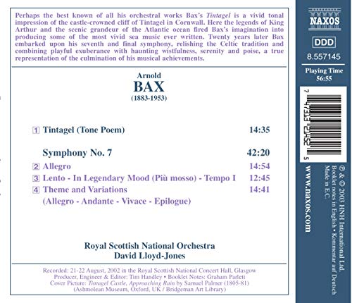 Bax Symphony 7 and Tintagel Orchestral CD - Royal Scottish National Orchestra