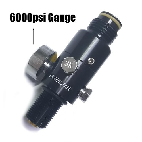 Aopkeo CO2 Compressed Air Tank Regulator Valve 5/8"-18UNF or M18*1.5 Input 4500psi for Paintball Airsoft PCP (3000psi Ouput, 5/8"-18UNF)