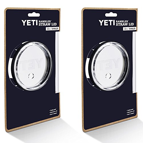 Yeti Rambler 30 oz. Straw Lid Set of 2 - BPA Free Dishwasher Safe