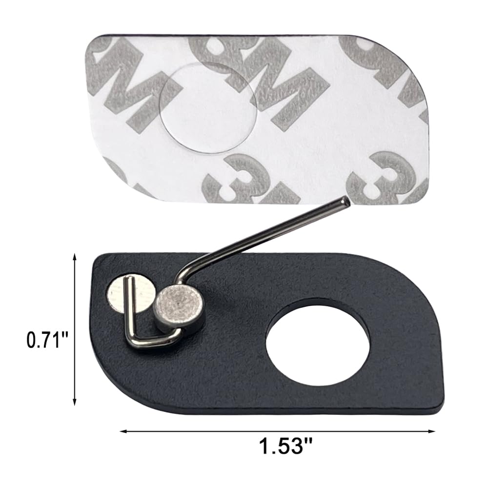 - QI HUO JU - 4Pcs Archery Recurve Bow Arrow Rest Magnetic Adhesive Back Arrow Rest Stick on Recurve Bow for Right and Left Hand Practice Targeting Shooting (Right Hand)
