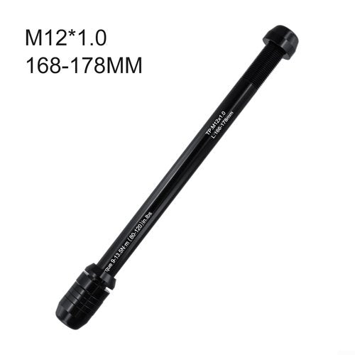 Bike Trainer Thru Axle Adapter, Cycling Adapter Kit With Aluminum Alloy Construction, for M12 x 1.5/1.75 Bicycle Trainer Thru Axle Adapter for Rear Wheel Attachment Trainer(P1.0)