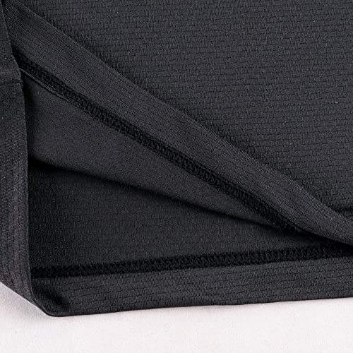 Men's Sleeveless Muscle Tank Top - Large Black Gym Activewear