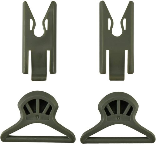 WarmHeartting Tactical Helmet Side Rails Swivel Goggle Clip for 36MM Wide Goggle Straps Airsoft Helmet Accessories for ARC Rail Equipped ACH/MICH/Fast Helmet