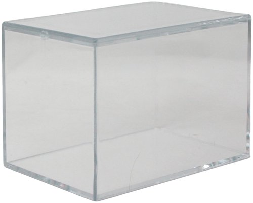 150 Count 2-Piece Plastic Snap Card Box | 2 Pack