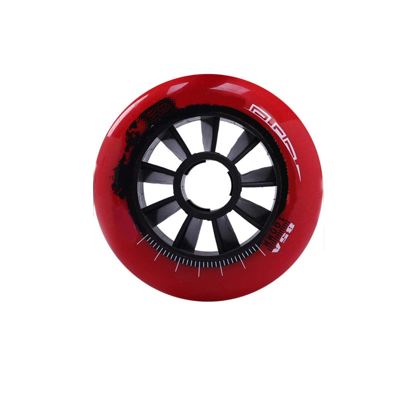 JCCHT 8 Pack 90mm 100mm 110mm Inline Skates Wheels 85A for Inline Speed Skates Indoor Outdoor Asphalt Street Durable Racing Rodas Good,Red,110mm