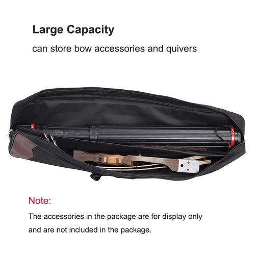 Lamehfyo Archery Bow Case - Lightweight Recurve & Takedown Bow Bag - Arrow Holder