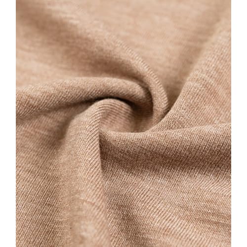 Boys Henley Long Sleeve Shirt Plain Triblend T-Shirt Crewneck Button Tee Fitted Casual Tops