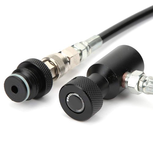 Air Coil Remote Hose, G1/2 Aluminium Paintball Tank Remote Coil Corrugated Connecting Adapter Hose without Valve for CO2 and High Pressure Air Systems