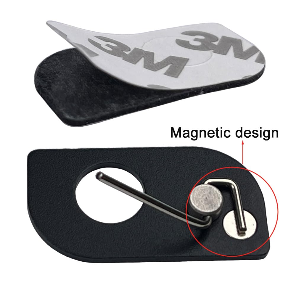- QI HUO JU - 4Pcs Archery Recurve Bow Arrow Rest Magnetic Adhesive Back Arrow Rest Stick on Recurve Bow for Right and Left Hand Practice Targeting Shooting (Right Hand)