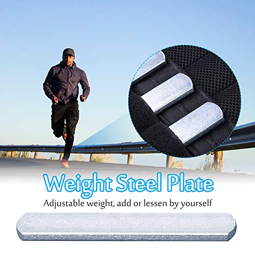 8 pcs Steel Weight Plates for Weighted Vest & Leg Guards - Rustproof, Adjustable