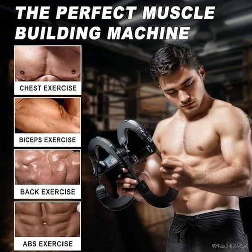 Saker Twister Arm Trainer 40-100lb Adjustable Chest Workout Equipment Sakerplus Arm Trainer Shaker Twister Arm Trainer Portable Power Twister Bar Detachable Design Fitness
