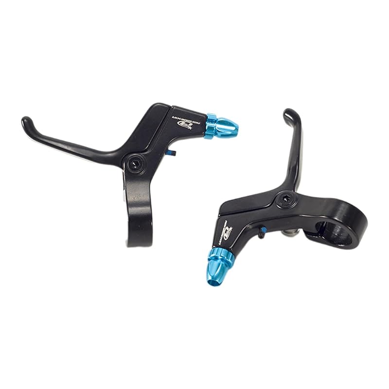 Kids Bike Brake Levers 1 Pair Adjustable Aluminum Lightweight Handbrake (Variation: Black Blue)