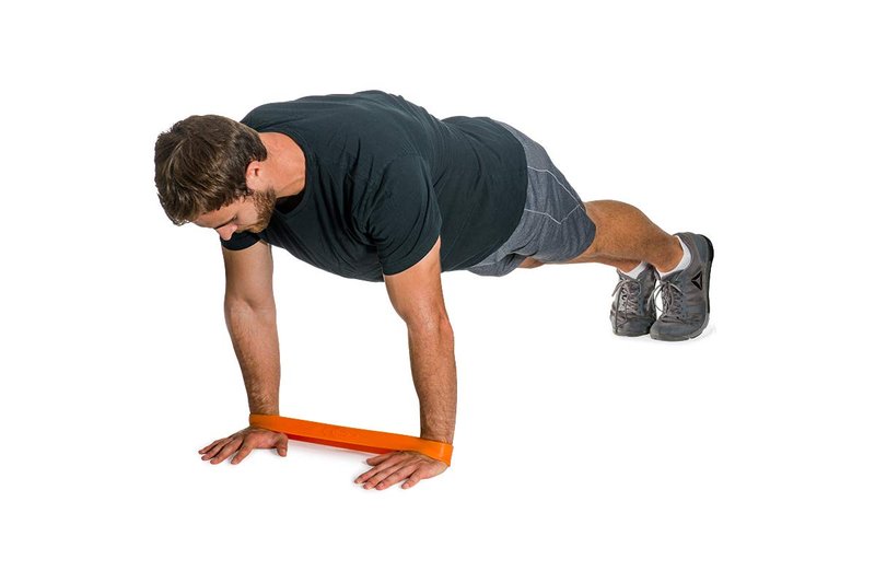 Pure Band - Professional Grade Physical Therapy Band for Home Workouts, Premium Thick Resistance Band Great for Stretching and Rehab, Latex-Free, Super Strong Band (Orange - Light Resistance)