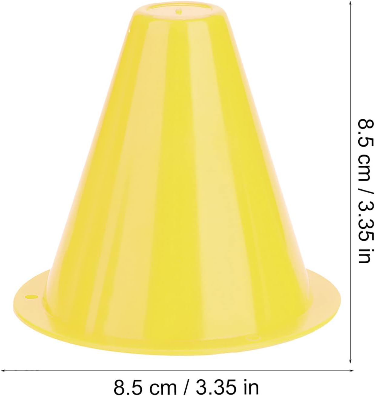 10-Pack Football Training Cones, Bracket Accessories, Obstacle Marking Set