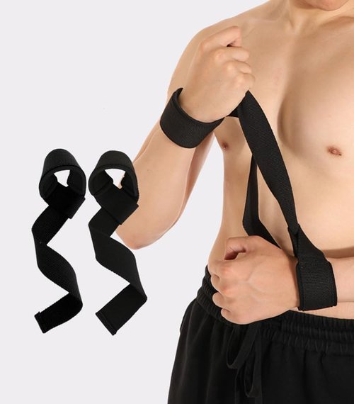 Lifting Wrist Straps for Weightlifting Gym Fitness Powerlifting Deadlift Bodybuilding Strength Training Bench Press Shoulder Press Wristbands 2 Pcs Wrist Wraps for Man Woman Cushions Wrists Support