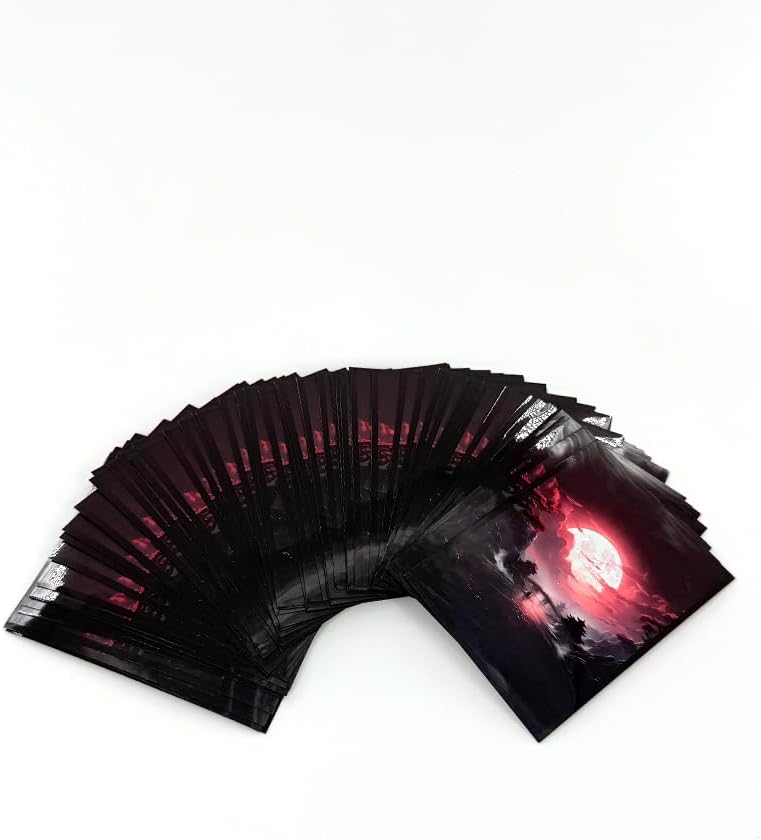 100 PCS MTG Card Sleeves, TCG Card Protective Sleeves Size is 2.6 x 3.6 in Applicable to OCG CCG DTCG PTCG, Fit Standard Size Cards - Ship