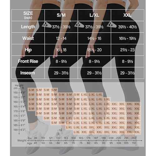 Blisset 3 Pack High Waisted Leggings for Women with Pockets Soft Active Tummy Control Pants for Yoga Running & Daily Wear