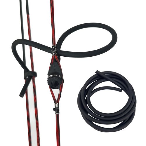 Archery Peep Sight Tubing Replacement Rubber Peep Sight Tube for Compound Bow Hunting Shooting Targeting Accessories (6.5FT)
