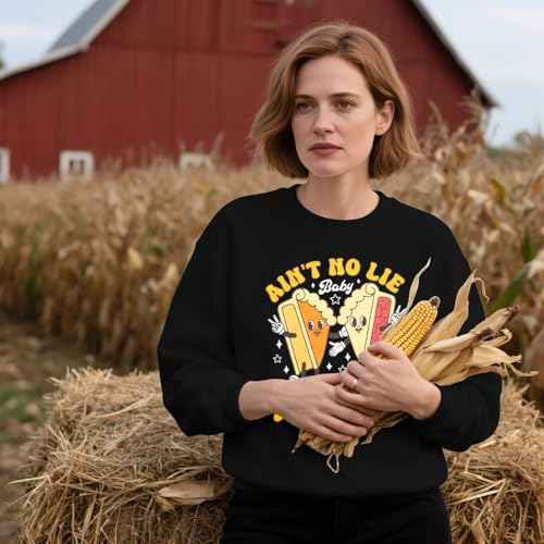 Thanksgiving Sweatshirt Women's Funny Pumpkin Pies Graphic Shirt Fall Thankful Casual Long Sleeve Pullover Tops