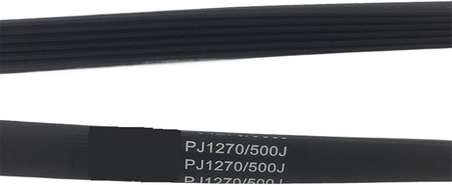 1Pcs for Vega V-Belt 500J PJ1270 Treadmill Motor Fitness Dryer Drive Belt for Xbike Belt 4/5/6/7/8/9/10ribs(6 Ribs)