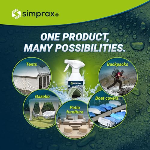 Waterproofing Spray for Tents and Technical Textiles Eco-Friendly UV Stable