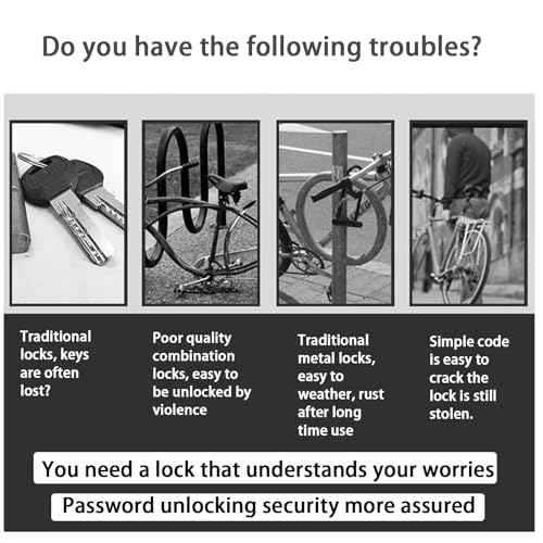 E Scooter Lock, Bike Combination Cable Locks Compatible with Xiaomi M365/Max/GXL/Ninebot/Segway/Motor/Bicycle Lock 4 ft Long/0.472In Scooter Anti-Theft Ideal 4 Digit/12 Steel Cable