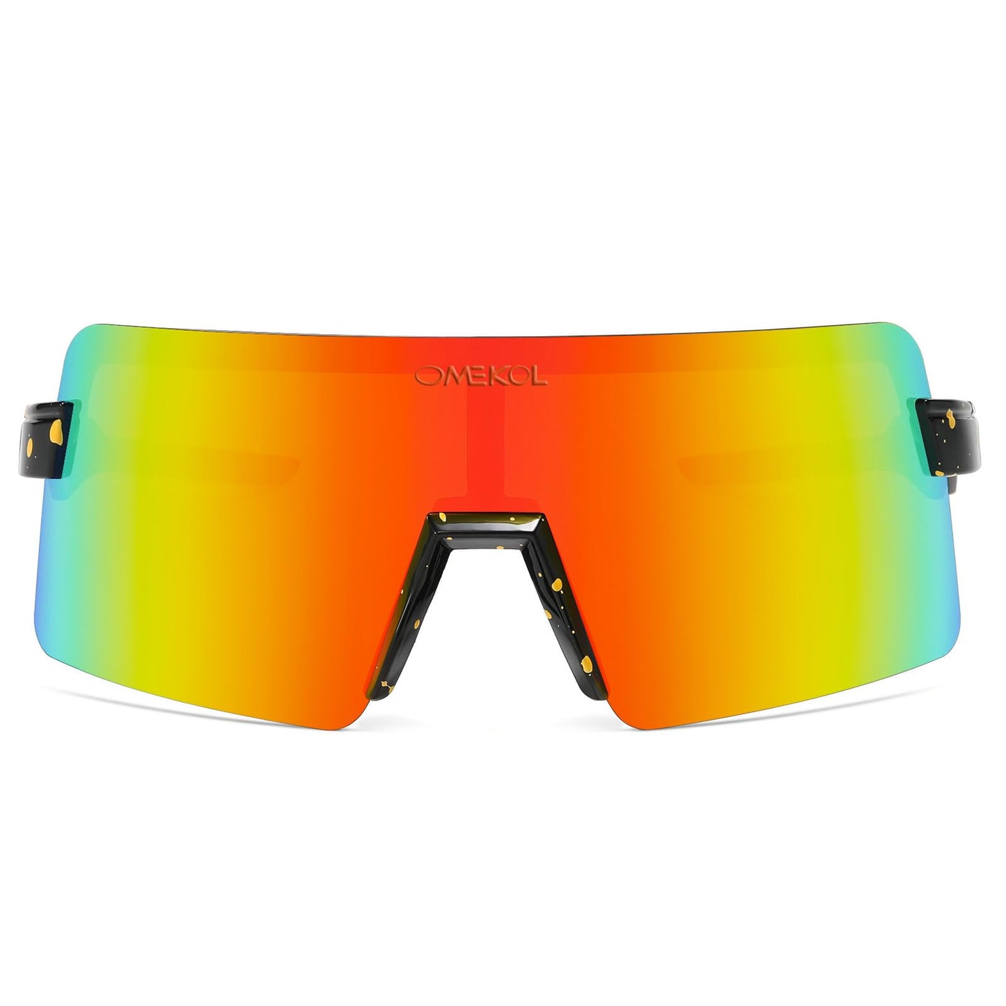 OMEKOL Age 8-18 Youth Polarized Baseball Sunglasses Boys Girls Sports Sun Glasses UV400 Goggles Head Width Less Than 5 Inch - AP3-S