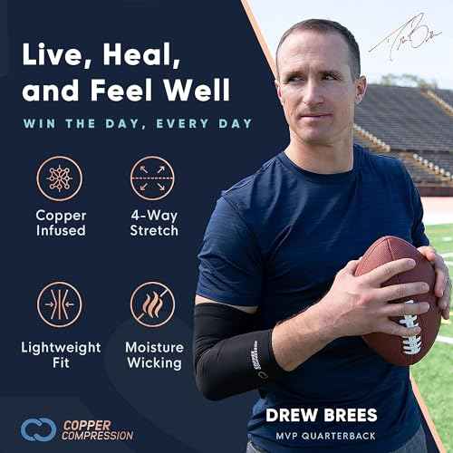 Copper Compression Arthritis Gloves | Fingerless Arthritis Carpal Tunnel Pain Relief Gloves For Men & Women | Hand Support Wrist Brace For Rheumatoid, Tendonitis, Swelling, Crocheting, Typing (M)