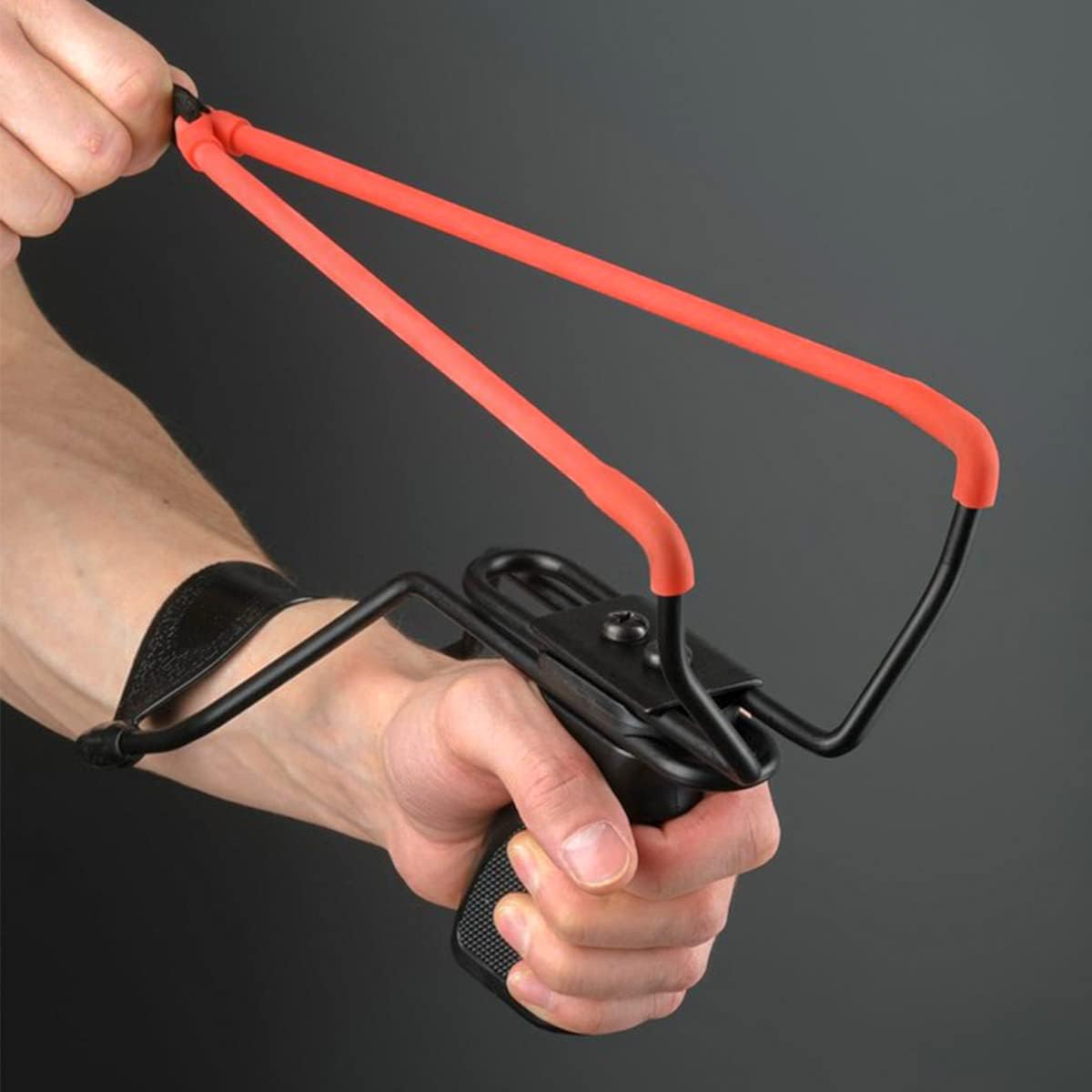 2 Pcs Slingshot Replacement Bands Sets Slingshot Band for Hunting Catapults Outdoor Shooting Shooting Games Elastic Tubular Bands Compatible with Catapult Heavy Pull Slingshot Rubber Replacement Bands