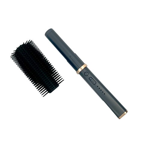 Streetwise Hair Fryer Brush Stun Gun - Concealed Self Defense Weapon for Women, High Voltage, Rechargeable USBC, Safety Switch, LED Flashlight, Removable Washable Head,Compact Personal Security Device