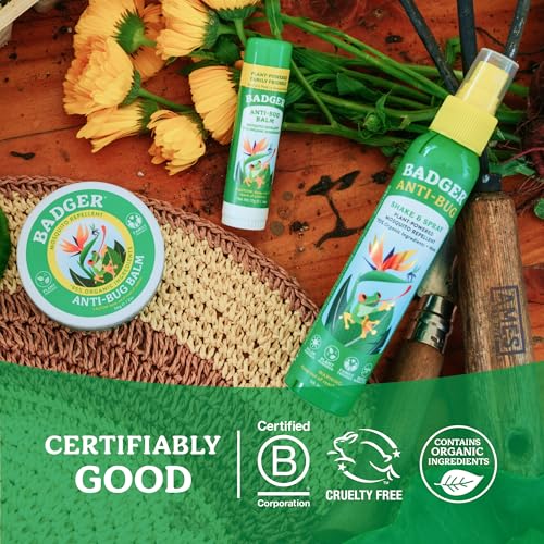 Bug Spray 4 Fl Oz Pack of 2 - DEET-Free Citronella Non-Toxic Vegan Outdoor Repellent
