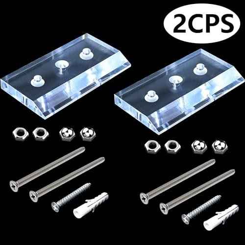 2 Pack Skateboard Wall Mount with Installation Screws Skateboard Display Mount Skateboard Hanger for Safely Store and Display Your skis Snowboards Scooters longboards and More