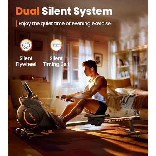 YOSUDA Magnetic/Water Rowing Machine for Home - Rower Machine Use with Bluetooth, App Supported, Rowing Machine for Taller Power Athletes, Comfortable Seat Cushion