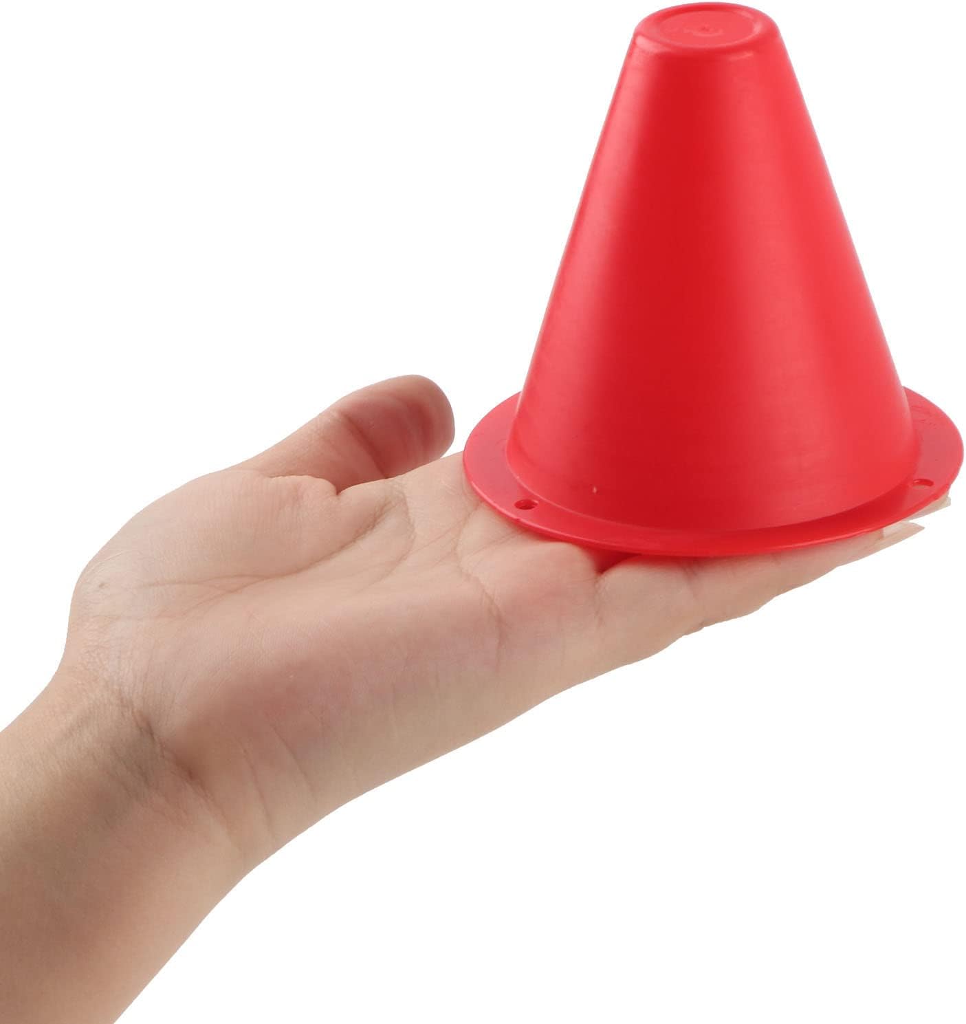 10-Pack Football Training Cones, Bracket Accessories, Obstacle Marking Set