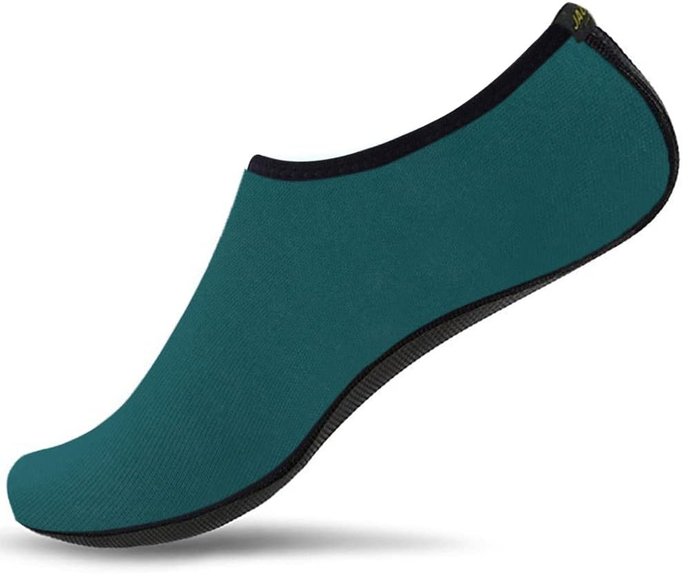 JACKSHIBO Water Shoes for Women Men Swim Shoes Water Socks for Cruise Essentials Swimming Aqua Beach Pool Yoga Surf